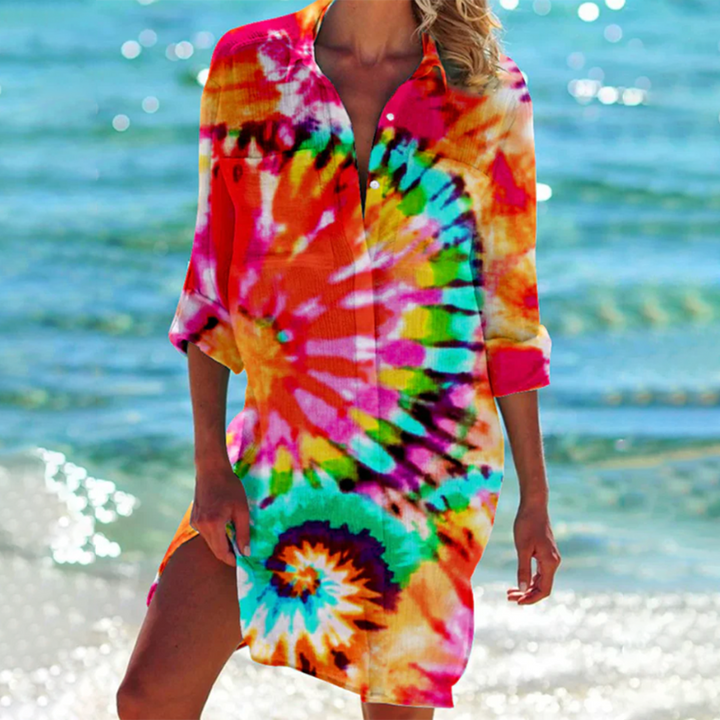 Yorika – Maxi Dress with Graphic Print