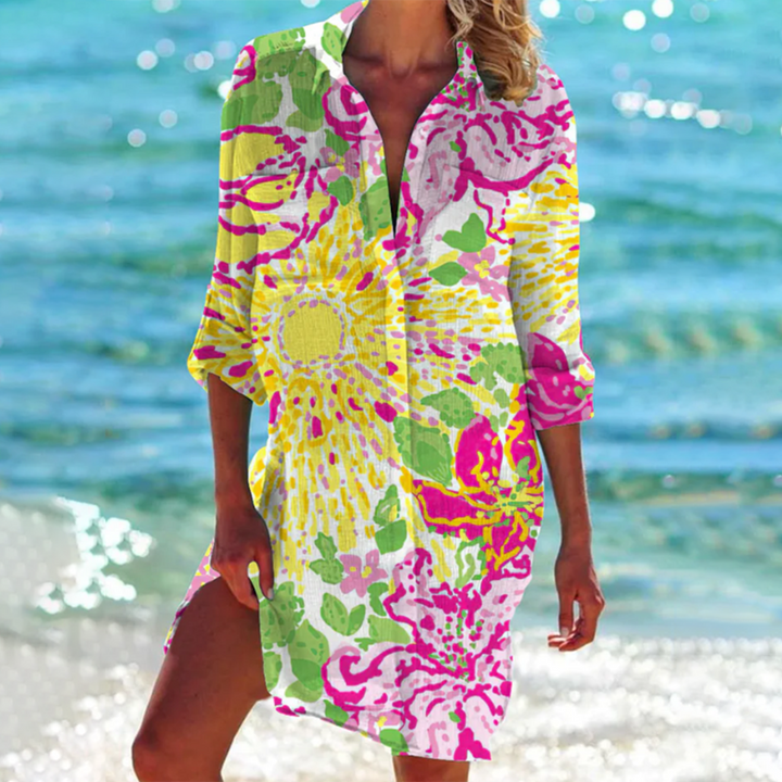 Yorika – Maxi Dress with Graphic Print