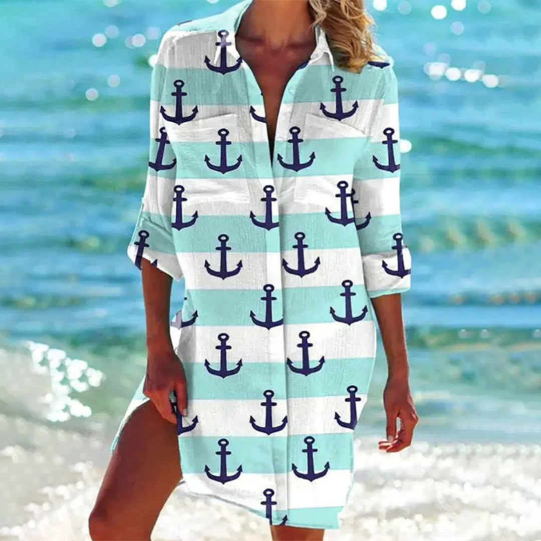 Yorika – Maxi Dress with Graphic Print