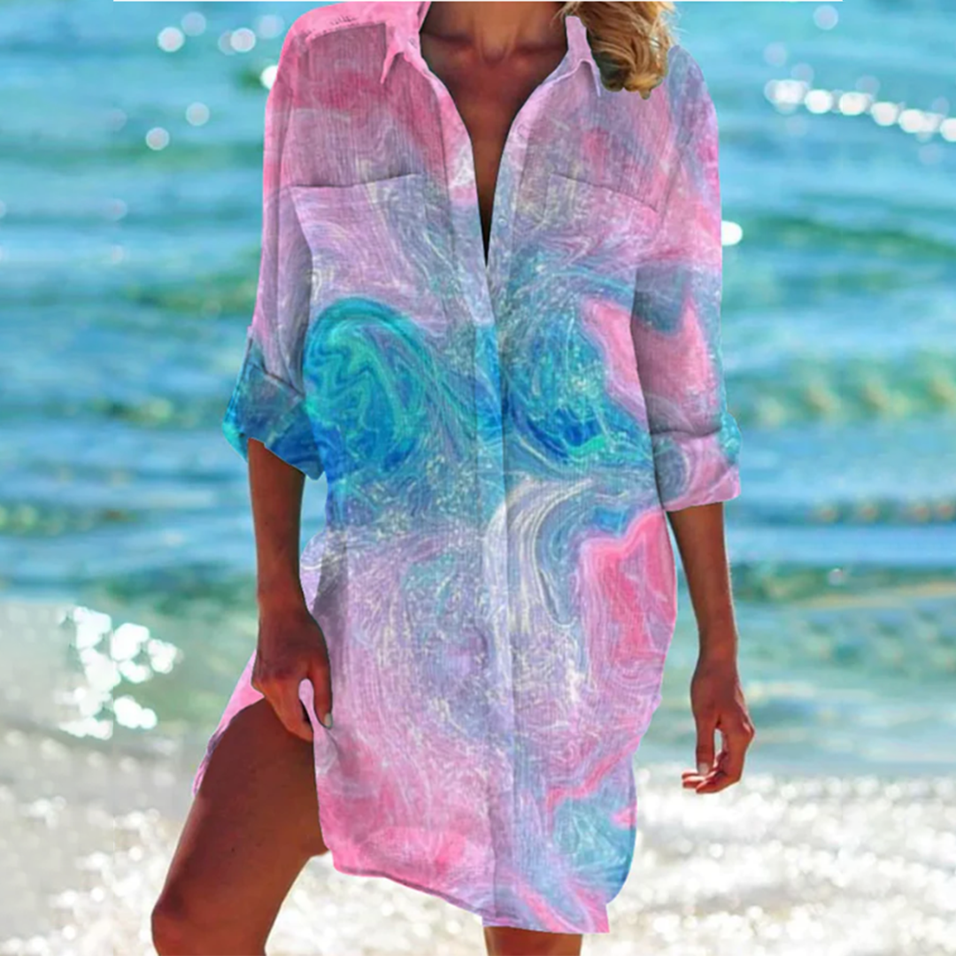 Yorika – Maxi Dress with Graphic Print