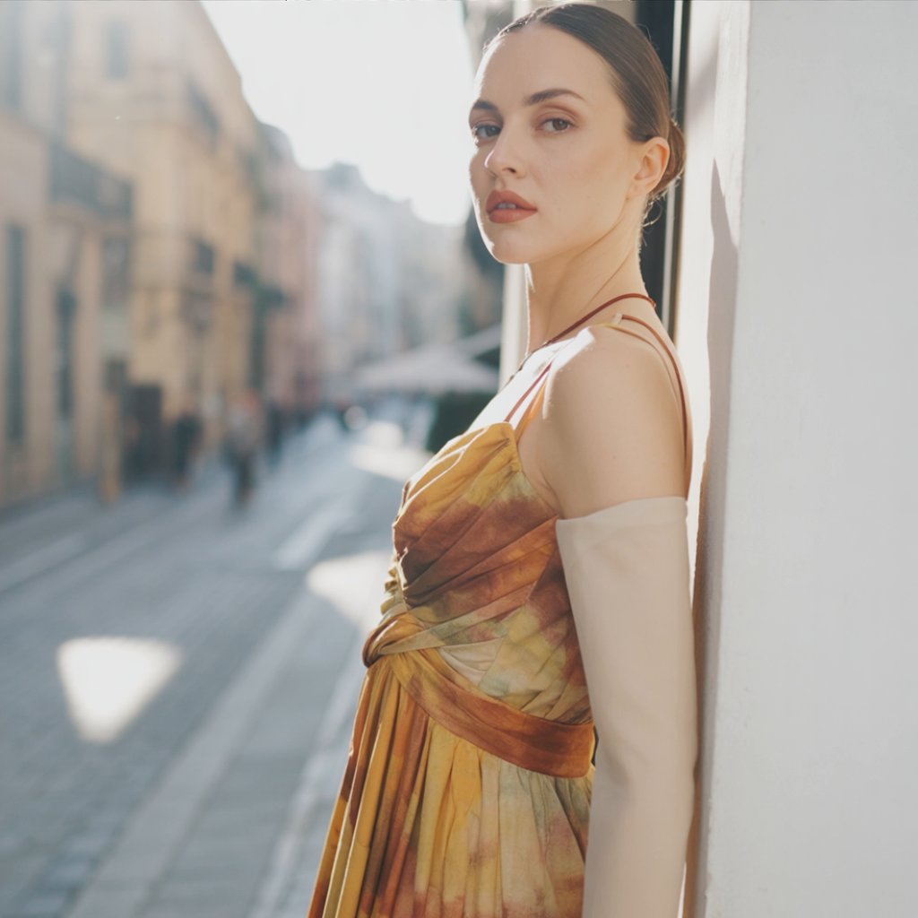 Aelwena – Strappy Ombre Maxi Dress