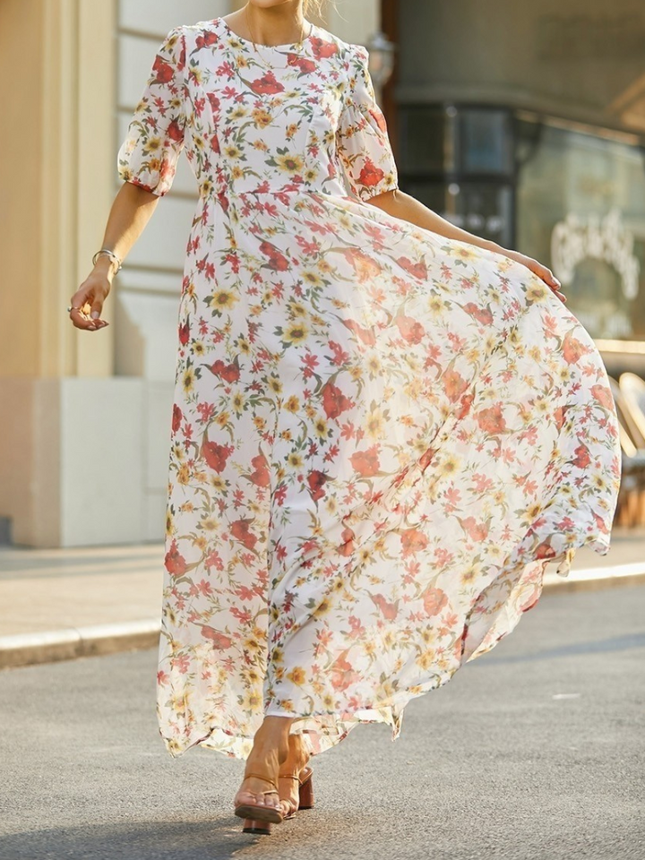 Bess – Boho Midi Dress