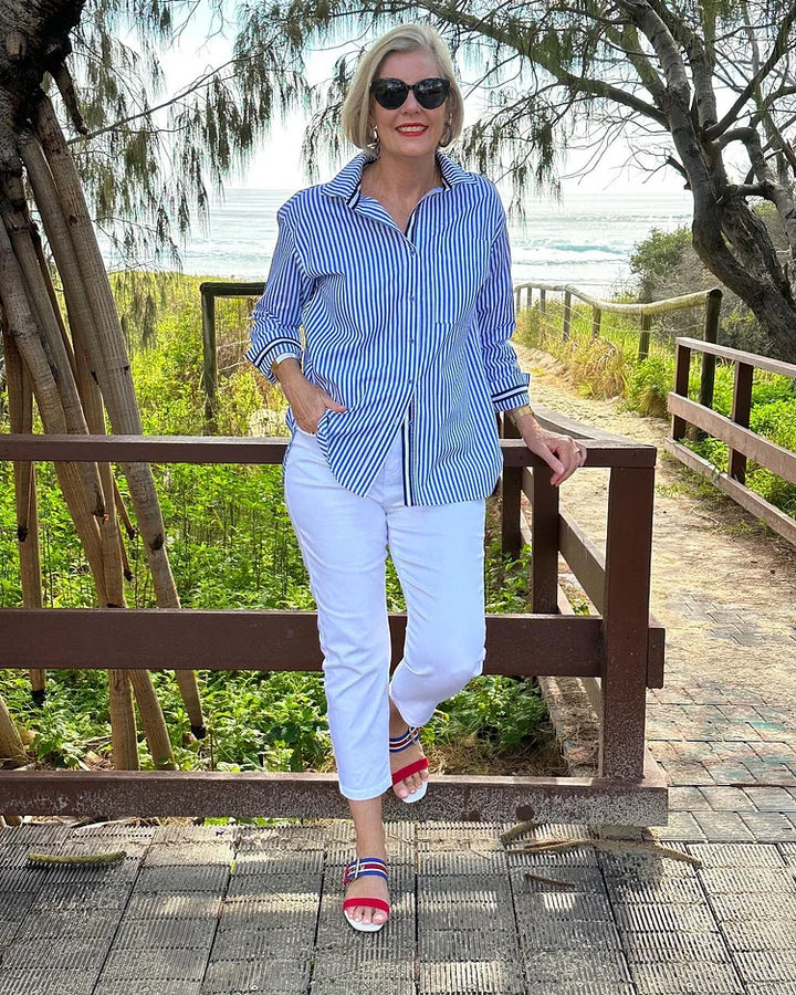 Aurelia – Striped Relaxed Shirt