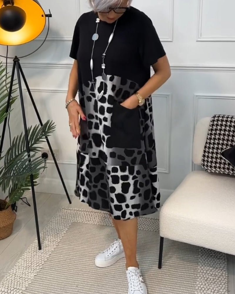Alouette – Printed Boho Midi Dress