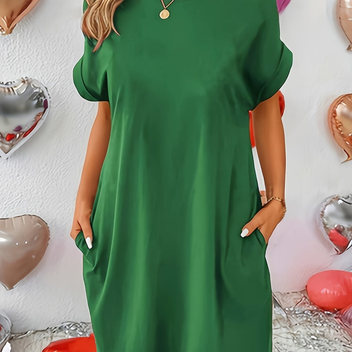 Chedie – Relaxed Batwing T-Shirt Dress