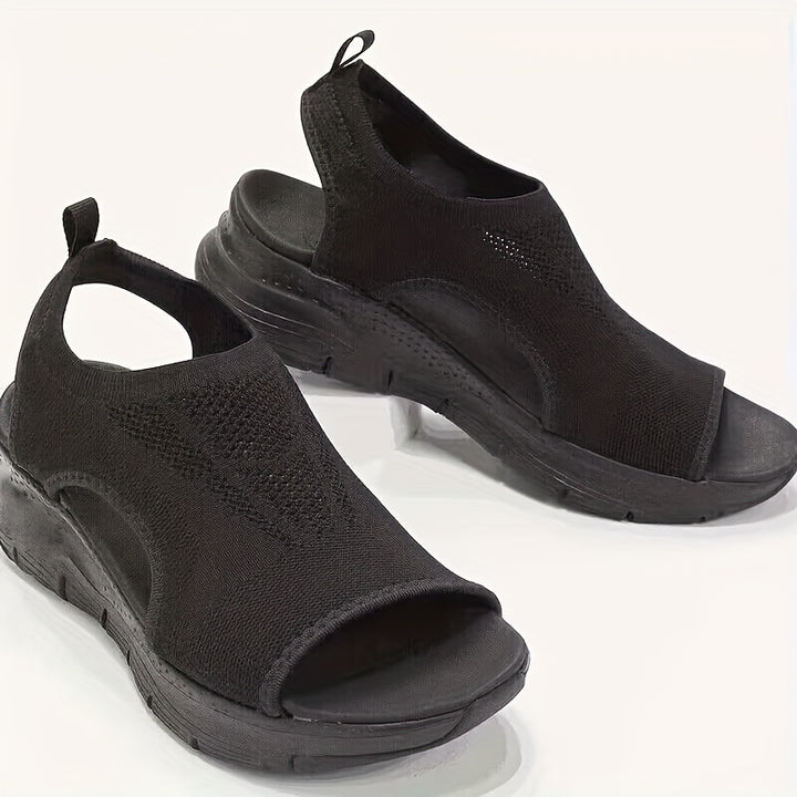 Anika – Open-Toe Slip-On Sandals