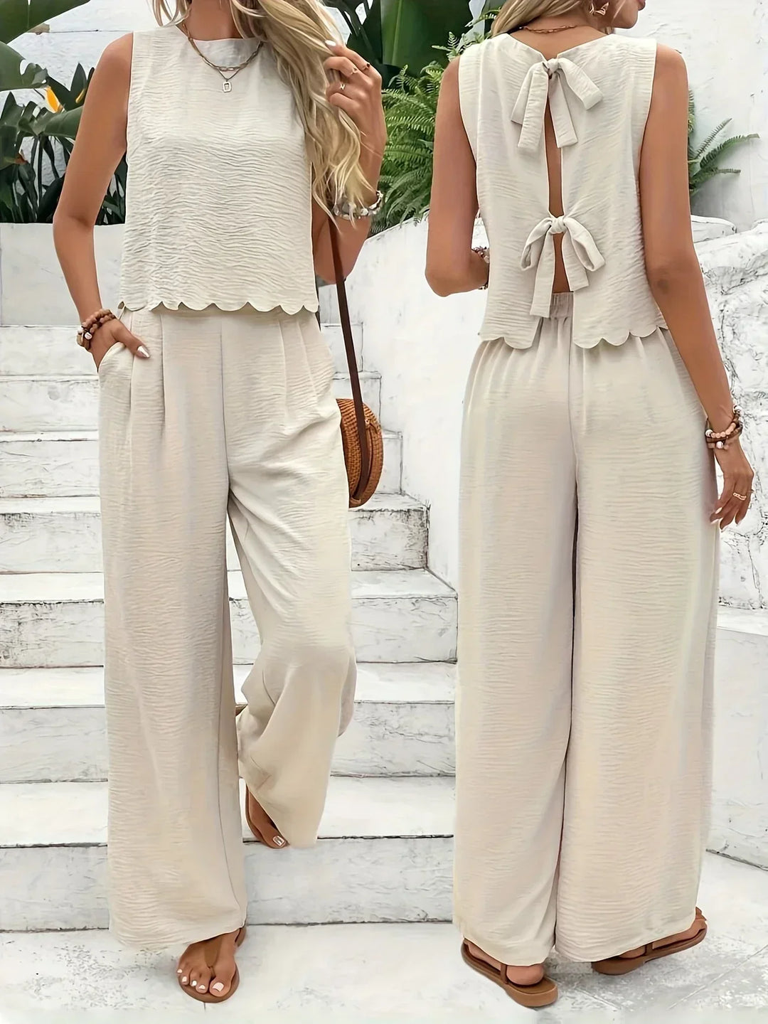 Phaedra – Sleeveless Two-Piece Set