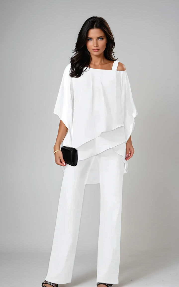 Arlisse – Layered Wide-Leg Trouser Set