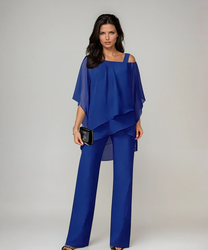 Arlisse – Layered Wide-Leg Trouser Set