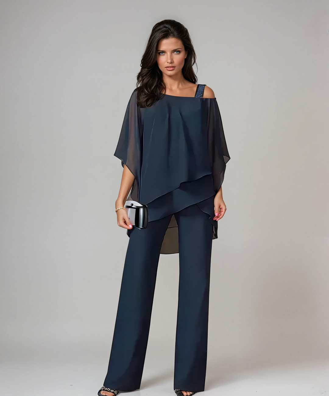 Arlisse – Layered Wide-Leg Trouser Set