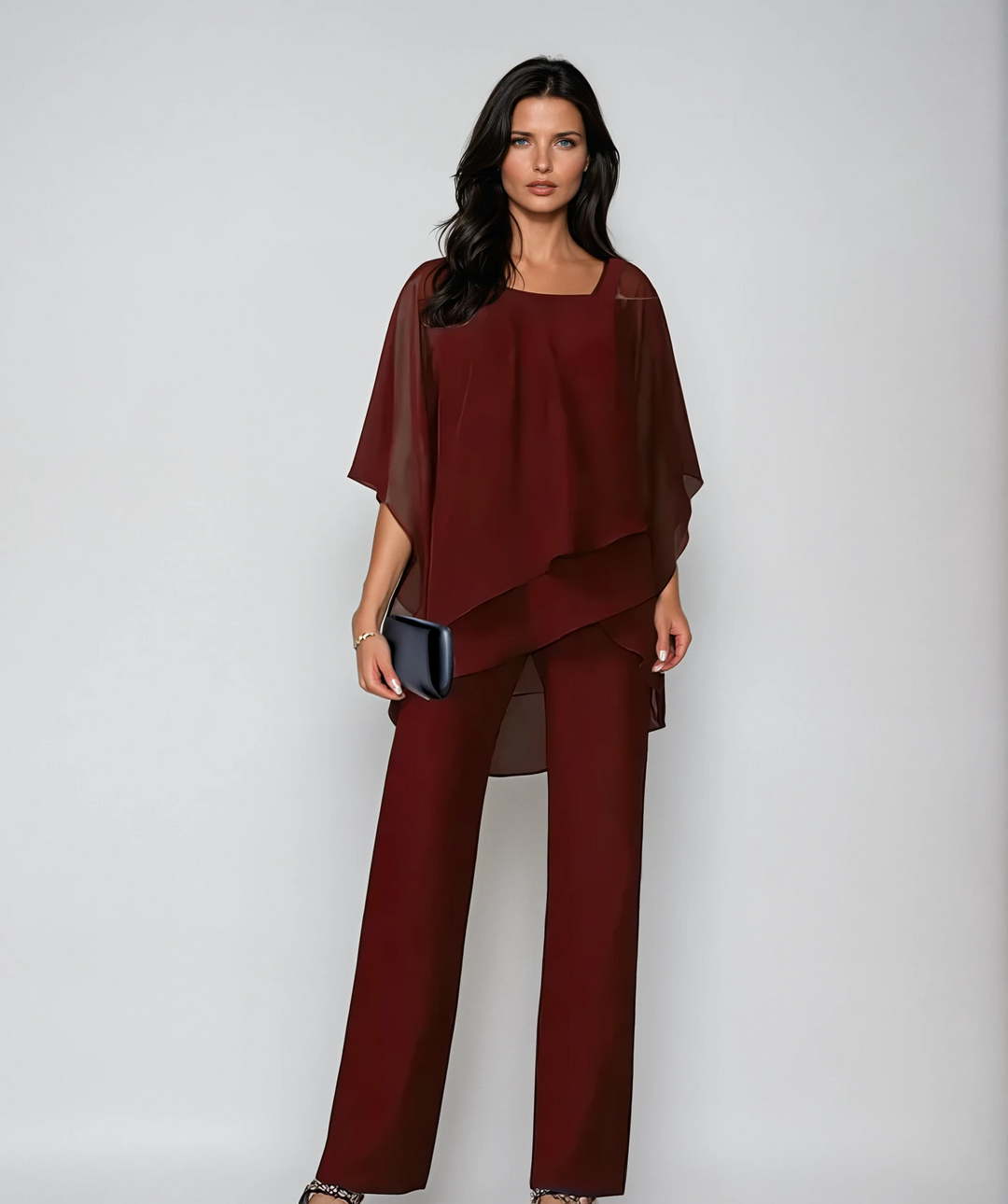Arlisse – Layered Wide-Leg Trouser Set