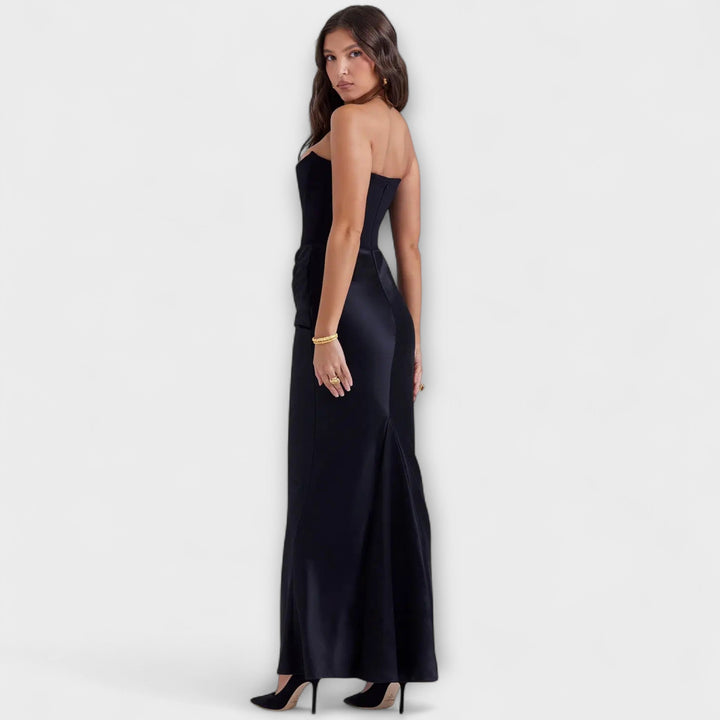 Aderynne – Strapless Draped Evening Dress