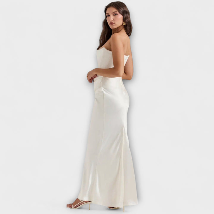 Aderynne – Strapless Draped Evening Dress
