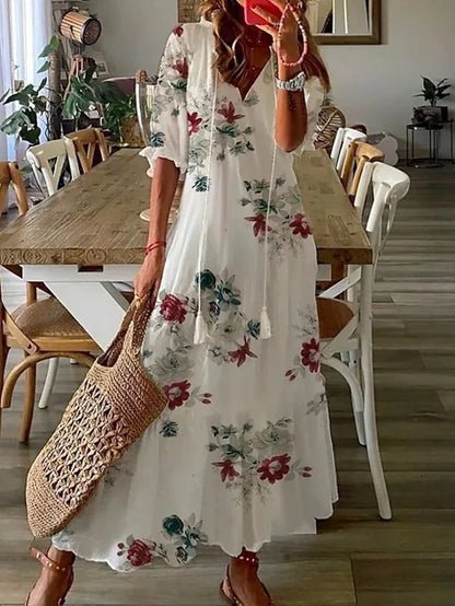 Arianell – Printed Boho Maxi Dress