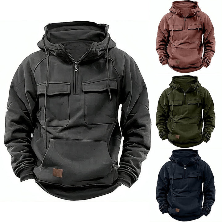 Xavier - Comfortable Hoodie with Zipper